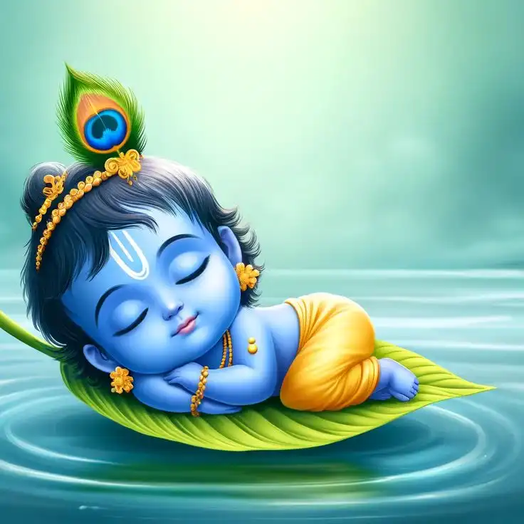 cute krishna pic for dp